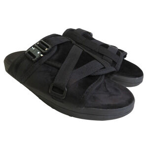 New DRACO Phantom Black Men's Sz 11-11.5-12 Sandal Slip On Slides w/ Dust Bag